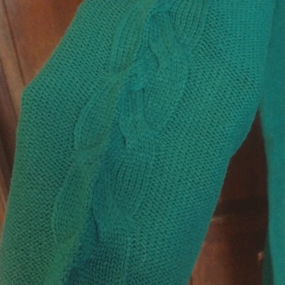 30/32 Plus size Jessica London sweater dress emerald green - Picture 3 of 6